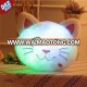 Cute Shining Glowing LED Cat Shape Hold Throw Pillow Night Light Plush Cushion Stuffed Toys Kids