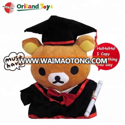 plush teddy bear graduation gifts graduate party souvenirs wholesale