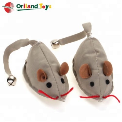 Custom Small Bell Cotton Gray Mouse Cat Toy Pet Toys